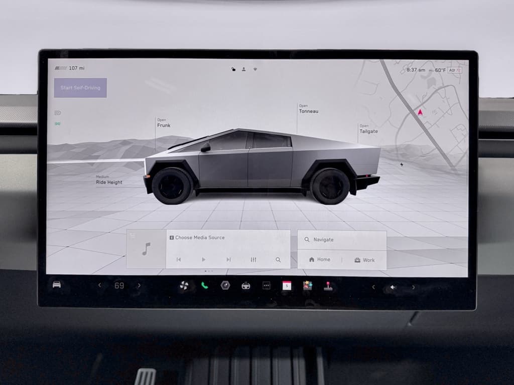2025 Tesla Cybertruck view 9
