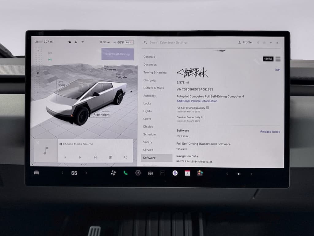 2025 Tesla Cybertruck view 12
